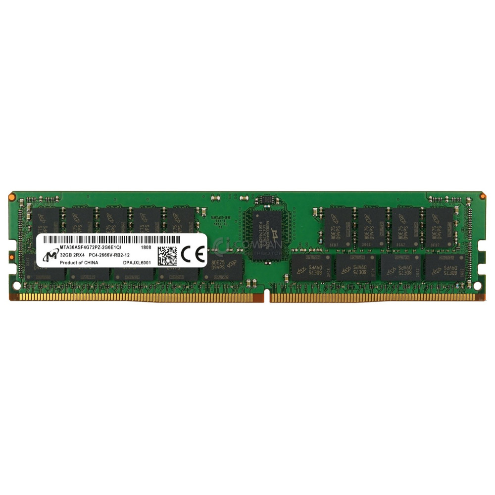 MTA36ASF4G72PZ-2G6E1 MICRON DDR4 SDRAM 32GB PC4-21333 2666MHZ RDIMM CL19